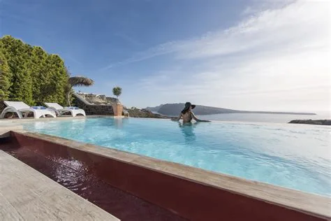 Infinity pool overlooking the sea